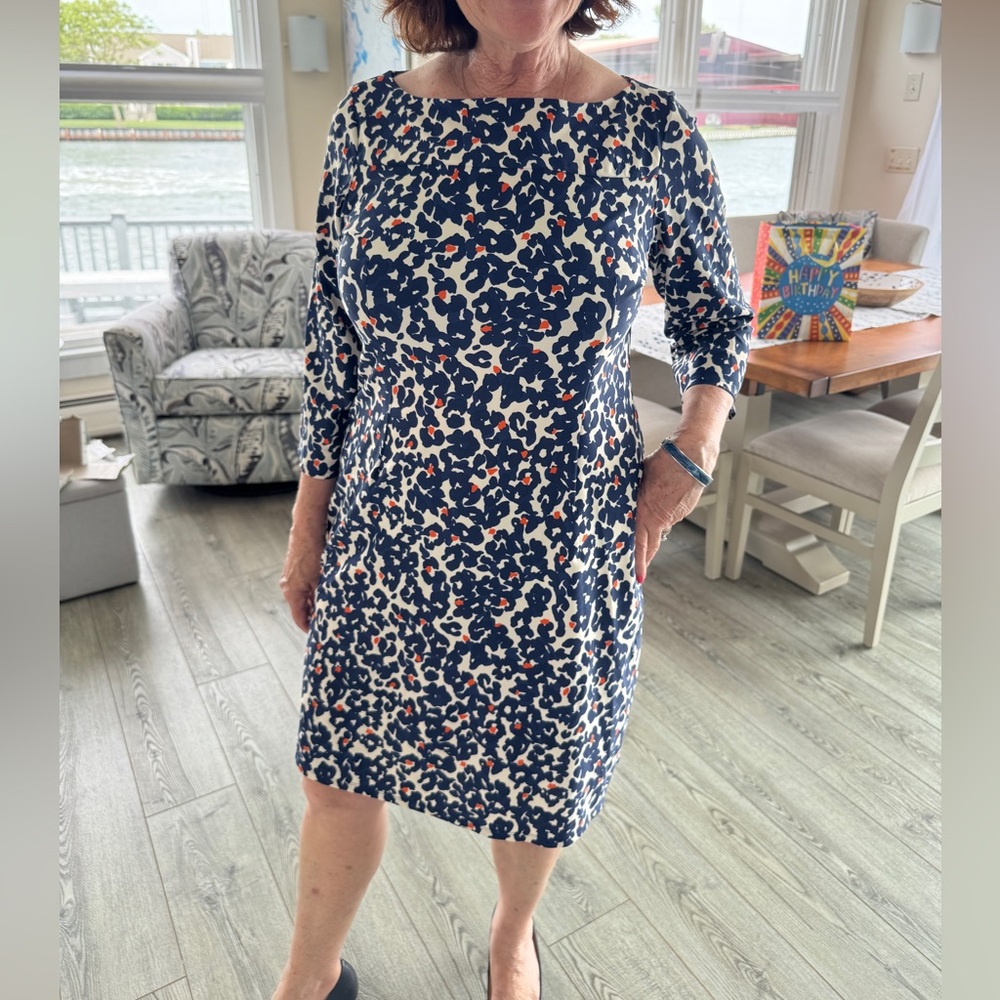 Jude Connally Long Sleeve Shift Dress
